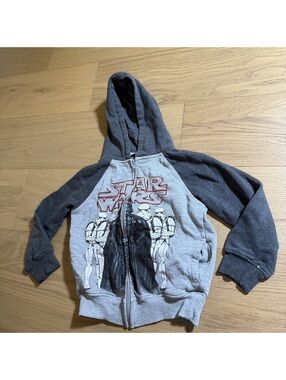 Star Wars Kids' Light gray heather Hoodie – Size 6